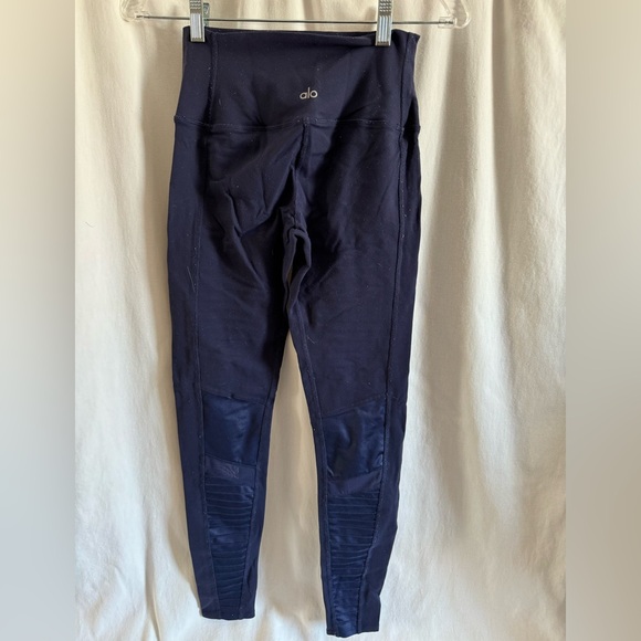 Alo size S Moto Ribbed Leggings - Picture 3 of 6